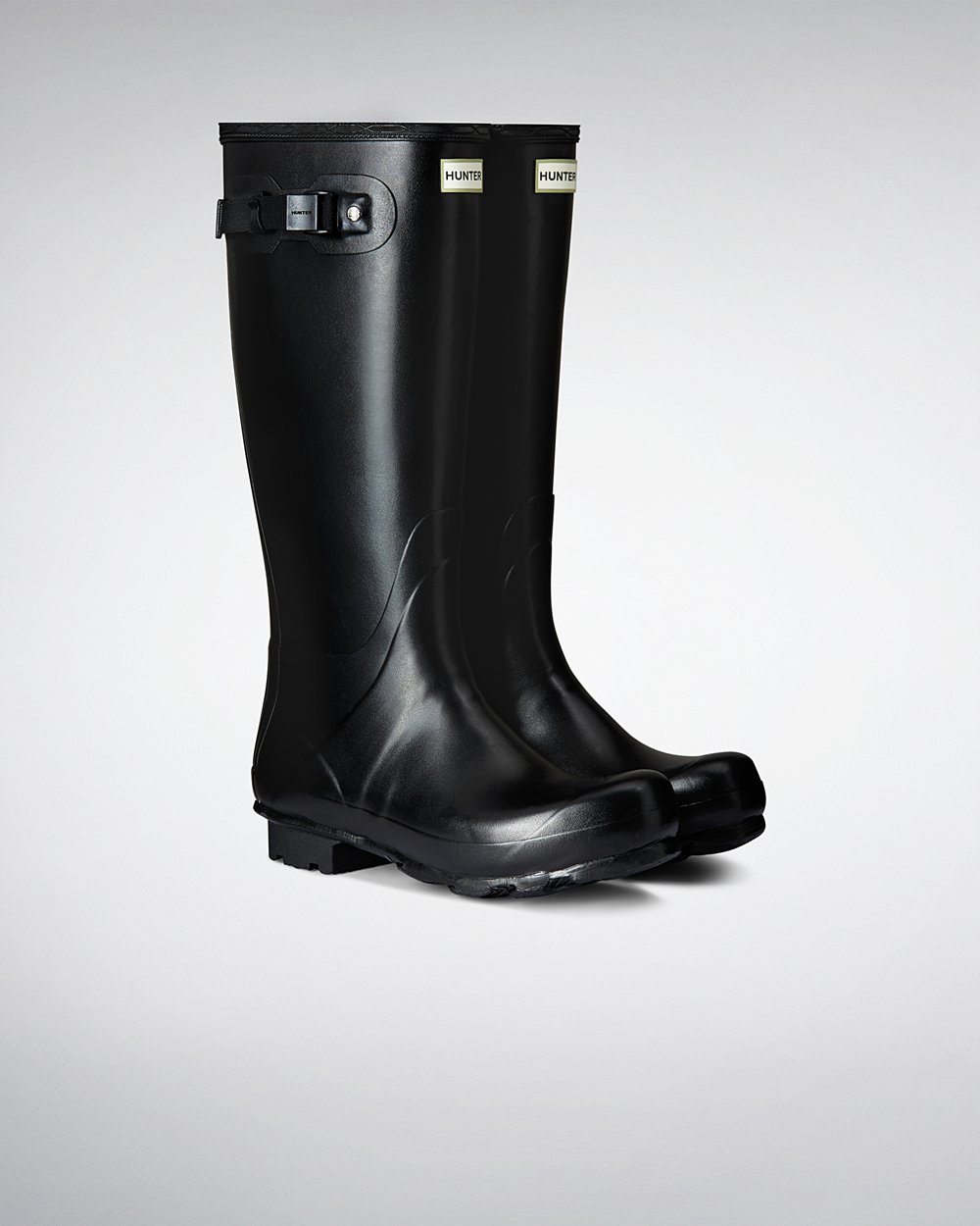 Hunter Hombre Norris Field - Botas de Lluvia Negras - 391-TPBWXU